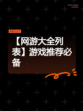 【网游大全列表】游戏推荐必备