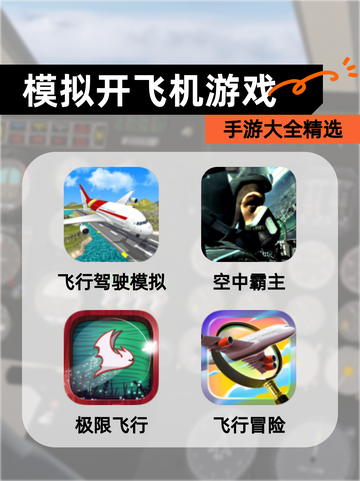 【模拟开飞机游戏】手游大全精选截图1