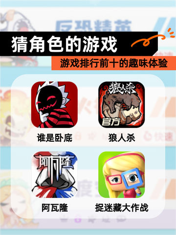 【猜角色的游戏】游戏排行前十的趣味体验截图1
