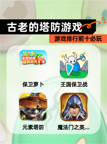 【古老的塔防游戏】游戏排行前十必玩截图1