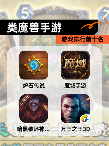 【类魔兽手游】游戏排行前十名截图1