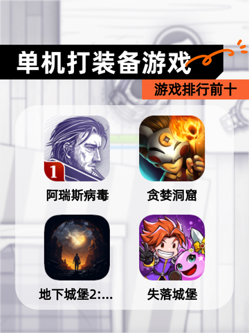 【单机打装备游戏】游戏排行前十截图1