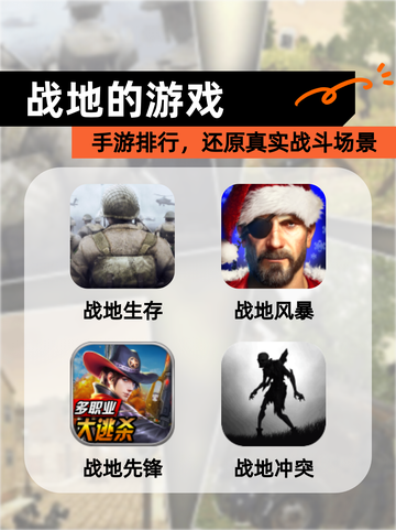 【战地的游戏】手游排行，还原真实战斗场景截图1