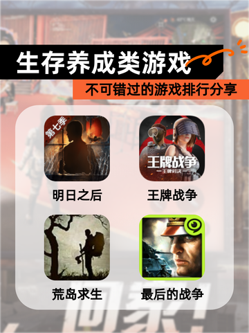 不可错过的【生存养成类游戏】游戏排行分享截图1
