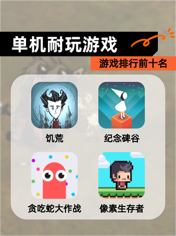 【单机耐玩游戏】游戏排行前十名截图1