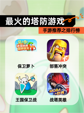 手游推荐之【最火的塔防游戏】排行榜截图1