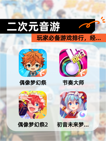 玩家必备【二次元音游】游戏排行，经…截图1