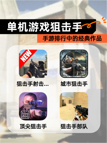 【单机游戏狙击手】手游排行中的经典作品截图1