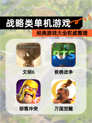 经典【战略类单机游戏】游戏大全权威整理截图1