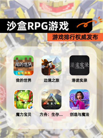 【沙盒RPG游戏】游戏排行权威发布截图1