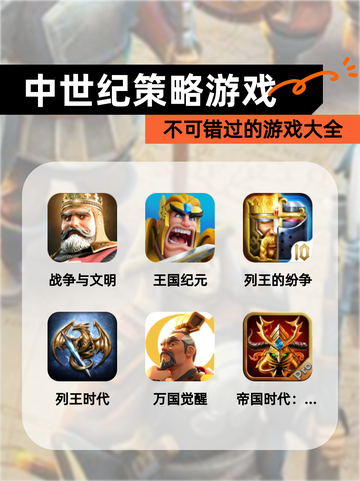 不可错过的【中世纪策略游戏】游戏大全截图1