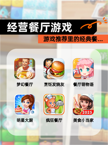 【经营餐厅游戏】游戏推荐里的经典餐…截图1