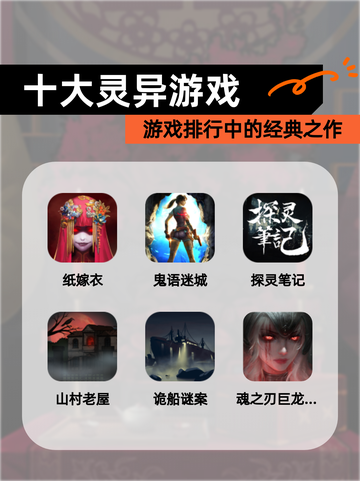 【十大灵异游戏】游戏排行中的经典之作截图1