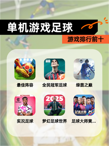 【单机游戏足球】游戏排行前十截图1