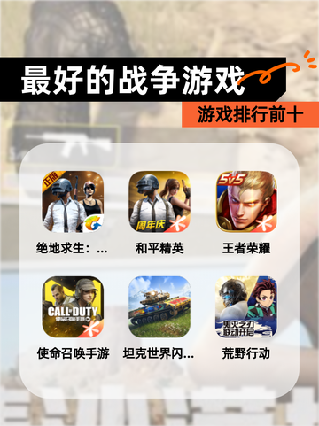 【最好的战争游戏】游戏排行前十截图1