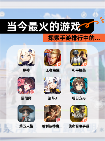 探索【当今最火的游戏】手游排行中的…截图1
