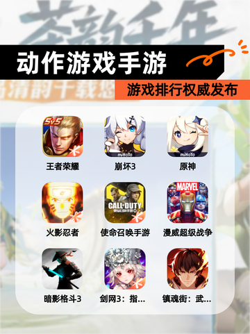 【动作游戏手游】游戏排行权威发布截图1