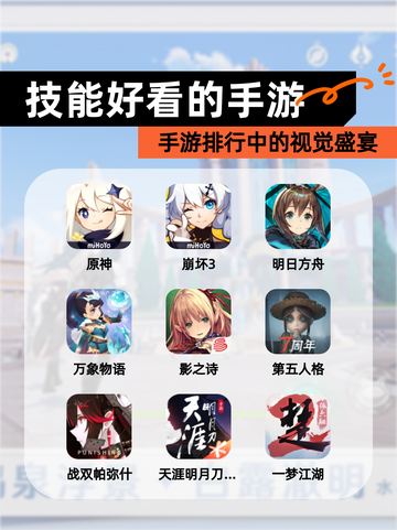 【技能好看的手游】手游排行中的视觉盛宴截图1