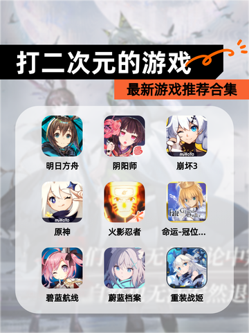 最新【打二次元的游戏】游戏推荐合集截图1