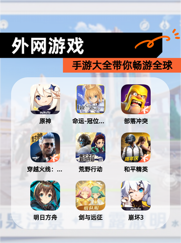 【外网游戏】手游大全带你畅游全球截图1