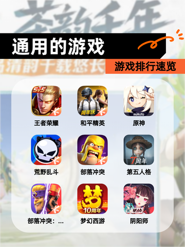 【通用的游戏】游戏排行速览截图1