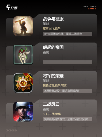 【真实二战游戏】游戏排行：策略与激…截图2