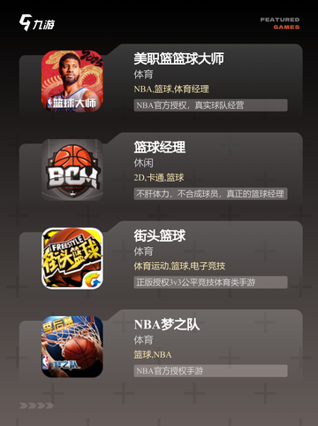 【nba篮球游戏】手游大全推荐截图2