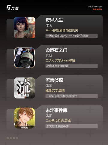 不可错过的【对话类游戏】游戏推荐清单截图2