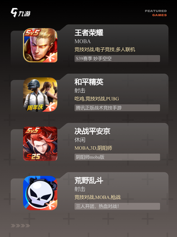 【热门竞技游戏】游戏推荐指南截图2