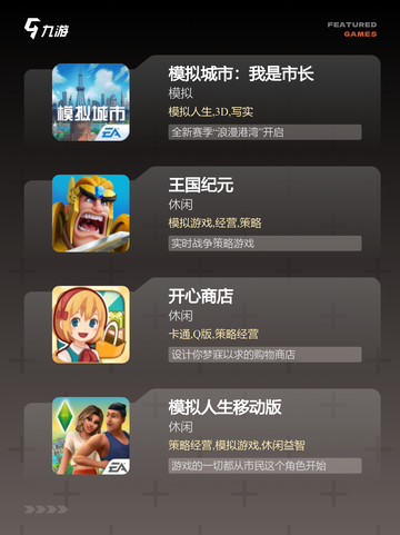 【创业经营类游戏】游戏大全中的热门选择截图2