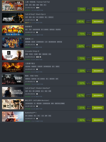 🎮8月5日Steam特惠榜单出炉！🔥截图2