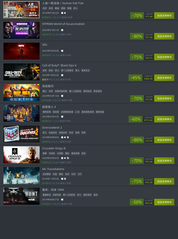 8月6日Steam特惠游戏榜单🔥🎮截图2