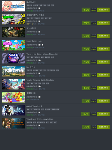 8月6日Steam特惠游戏榜单🔥🎮截图5