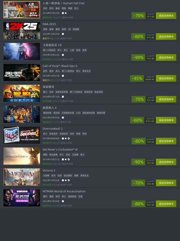 🎮8月7日Steam特惠榜单来啦！🔥截图2