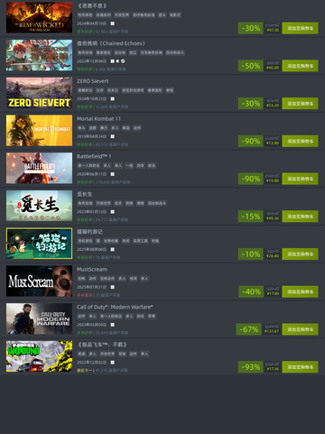 8月11日Steam特别优惠游戏清单来啦🎉截图4