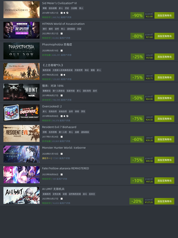 8月14日Steam特别优惠游戏榜单🔥截图3