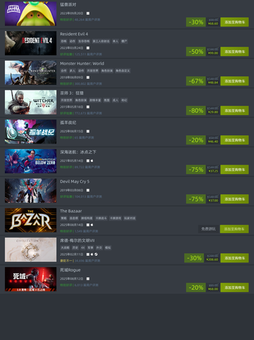 8月16日Steam特惠游戏榜单🔥🎮截图2