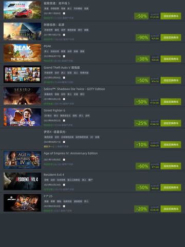 🎮8月23日Steam特别优惠游戏榜单新鲜出炉！🔥截图1