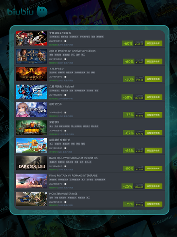 5月7日🔥特别优惠游戏榜单来啦！🎮截图4