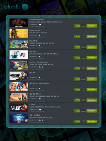 4月12日特别优惠游戏🔥榜单来啦！🎮截图4