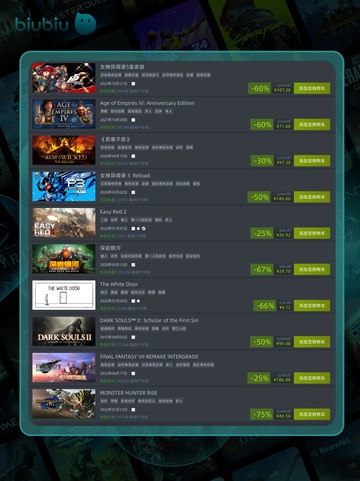 5月6日🔥特别优惠游戏榜单来啦！🎮截图4